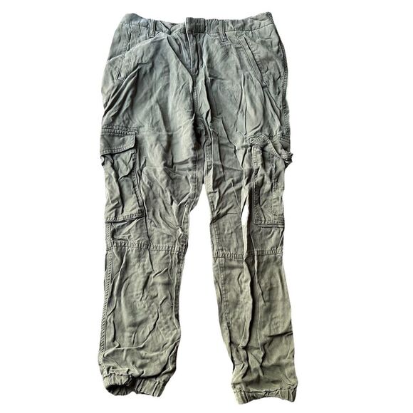 Lucky Brand Pants - Lucky Brand Olive Green Cargo Utility Jogger Pants 100% Tencel Women's 27